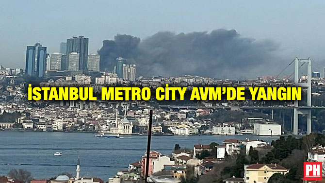 İstanbul Metro City AVM’de Yangın