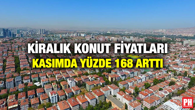 Kiralık Konut Fiyatları Kasımda Yüzde 168 Arttı