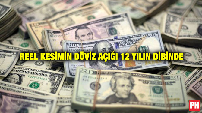 Reel Kesimin Döviz Açığı 12 Yılın Dibinde