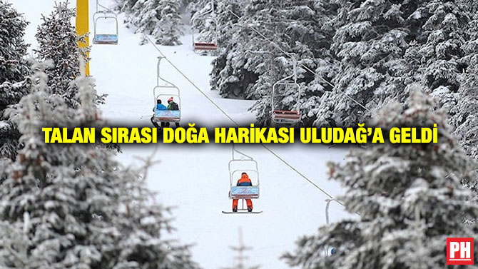 Talan Sırası Doğa harikası Uludağ’a Geldi