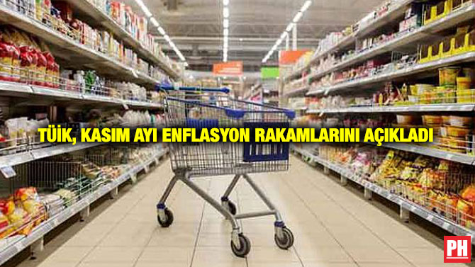 TÜİK, Kasım Ayı Enflasyon Rakamlarını Açıkladı