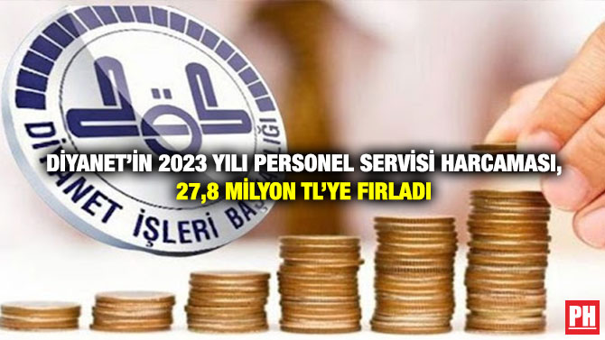 Diyanet’in 2023 Yılı Personel Servisi Harcaması, 27,8 Milyon TL’ye Fırladı