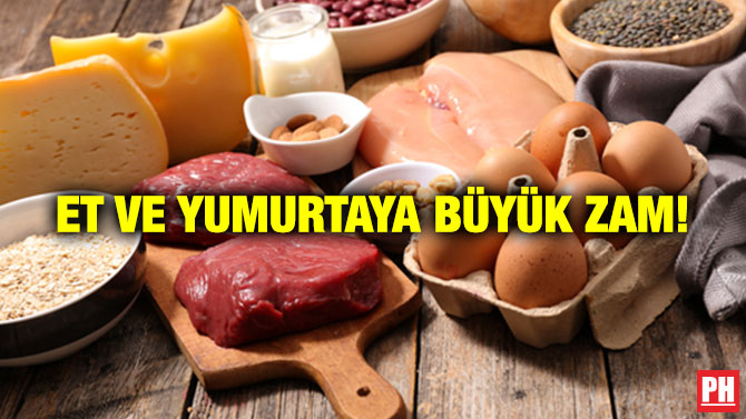 Et ve Yumurtaya Büyük Zam!