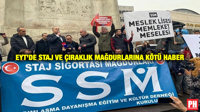EYT’de Staj ve Çıraklık Mağdurlarına Kötü Haber