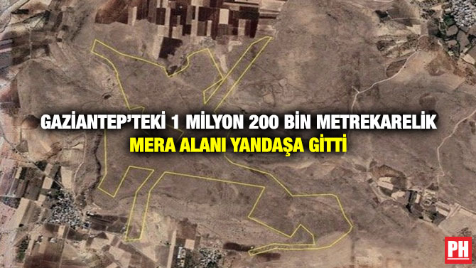 Gaziantep’teki 1 Milyon 200 Bin Metrekarelik Mera Alanı Yandaşa Gitti