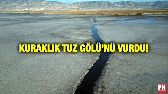 Kuraklık Tuz Gölü’nü Vurdu!