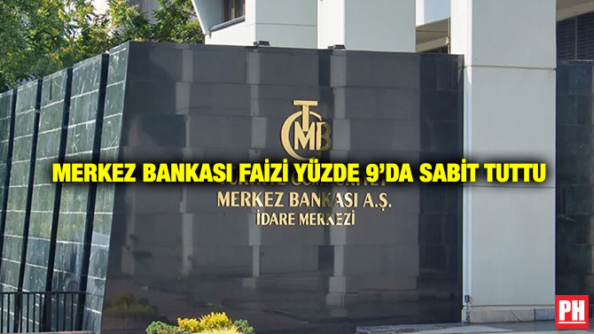 Merkez Bankası Faizi Yüzde 9’da Sabit Tuttu