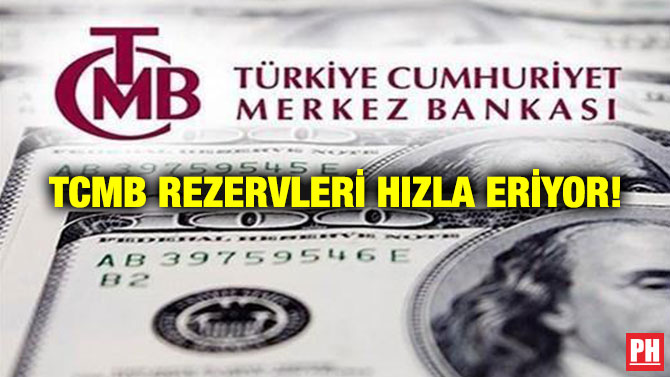 TCMB Rezervleri Hızla Eriyor!