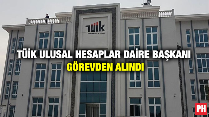 TÜİK Ulusal Hesaplar Daire Başkanı Görevden Alındı