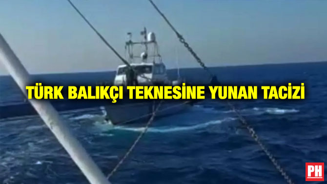 Türk Balıkçı Teknesine Yunan Tacizi