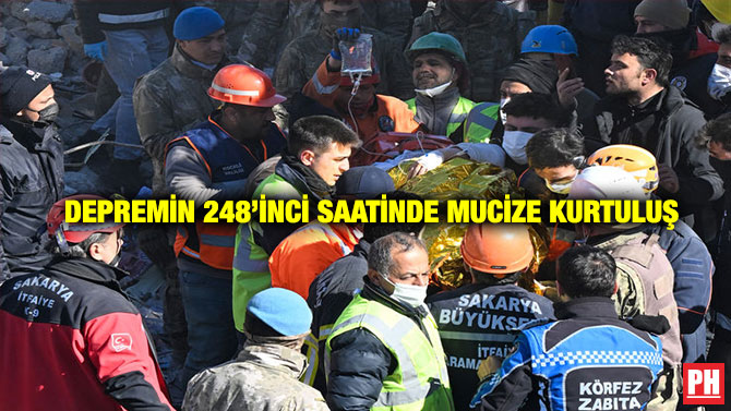 Depremin 248’inci Saatinde Mucize Kurtuluş