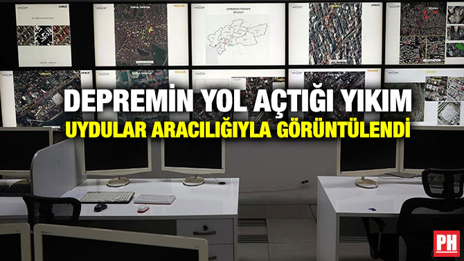 Depremin Yol Açtığı Yıkım Uydular Aracılığıyla Görüntülendi