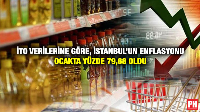 İTO Verilerine Göre, İstanbul’un Enflasyonu Ocakta Yüzde 79,68 Oldu