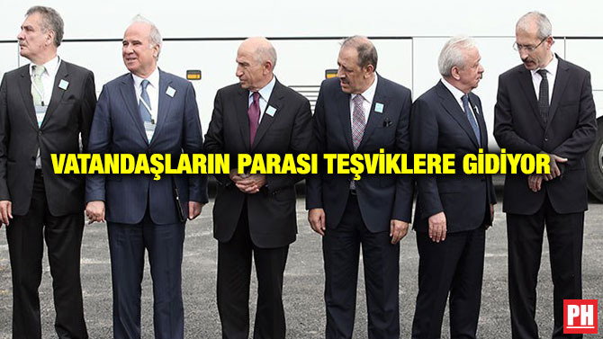Vatandaşların Parası Teşviklere Gidiyor