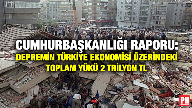 Cumhurbaşkanlığı Raporu: Depremin Türkiye Ekonomisi Üzerindeki Toplam Yükü 2 Trilyon TL