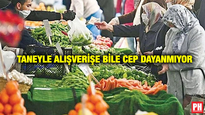Taneyle Alışverişe Bile Cep Dayanmıyor