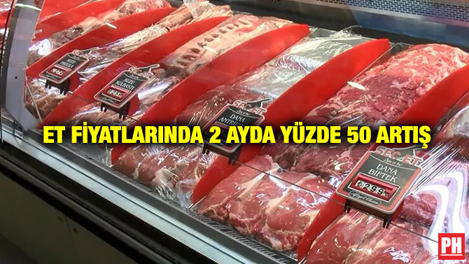 Et Fiyatlarında 2 Ayda Yüzde 50 Artış