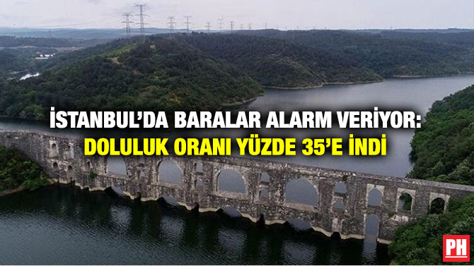 İstanbul’da Baralar Alarm Veriyor: Doluluk Oranı Yüzde 35’e İndi