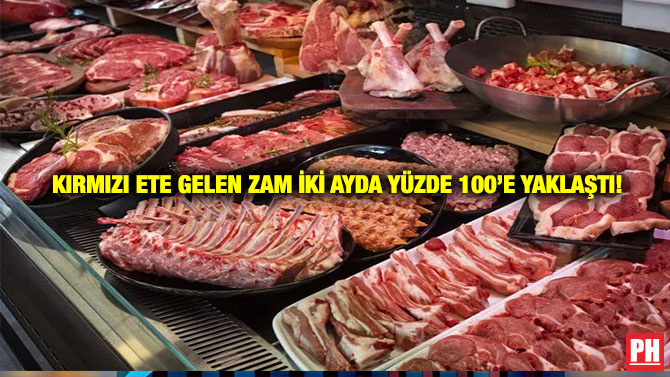 Kırmızı Ete Gelen Zam İki Ayda Yüzde 100’e Yaklaştı!