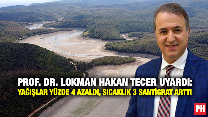 Prof. Dr. Lokman Hakan Tecer Uyardı: Yağışlar Yüzde 4 Azaldı, Sıcaklık 3 Santigrat Arttı