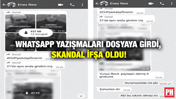 WhatsApp Yazışmaları Dosyaya Girdi, Skandal İfşa Oldu!