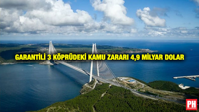Garantili 3 Köprüdeki Kamu Zararı 4,9 Milyar Dolar