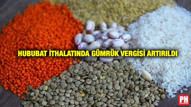 Hububat İthalatında Gümrük Vergisi Artırıldı