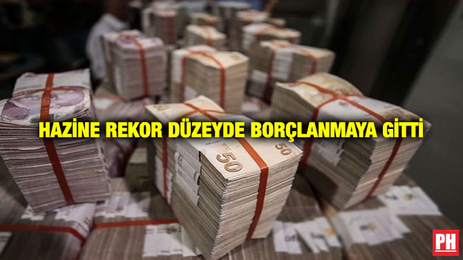 Hazine Rekor Düzeyde Borçlanmaya Gitti