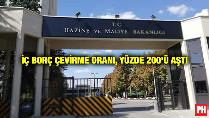 İç Borç Çevirme Oranı, Yüzde 200’ü Aştı