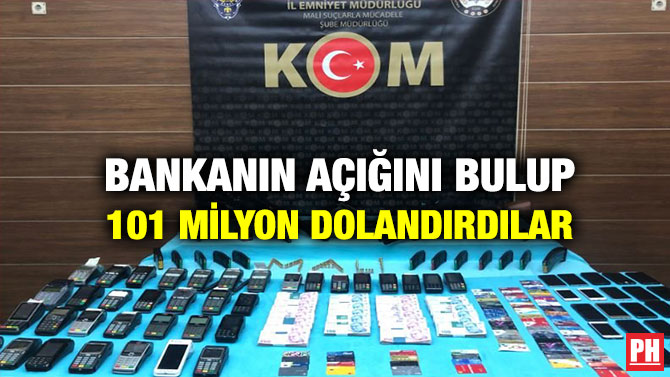Bankanın Açığını Bulup 101 Milyon Dolandırdılar