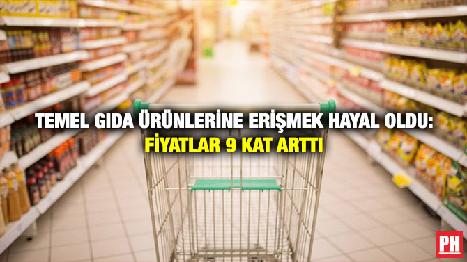 Temel Gıda Ürünlerine Erişmek Hayal Oldu: Fiyatlar 9 Kat Arttı