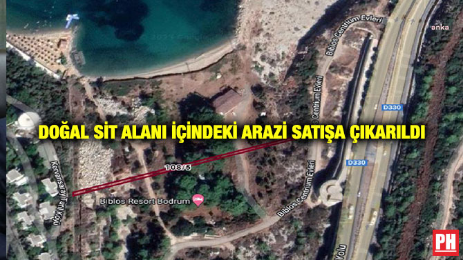 Doğal SİT Alanı İçindeki Arazi Satışa Çıkarıldı