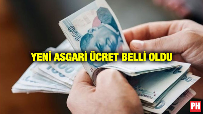 Yeni Asgari Ücret Belli Oldu
