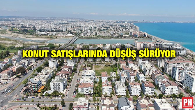 Konut Satışlarında Düşüş Sürüyor