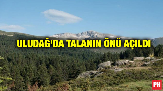 Uludağ’da Talanın Önü Açıldı