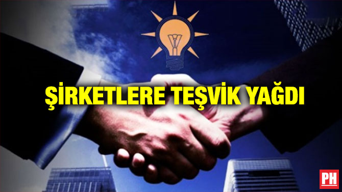 Şirketlere Teşvik Yağdı