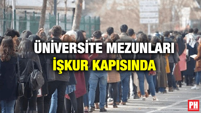Üniversite Mezunları İŞKUR Kapısında