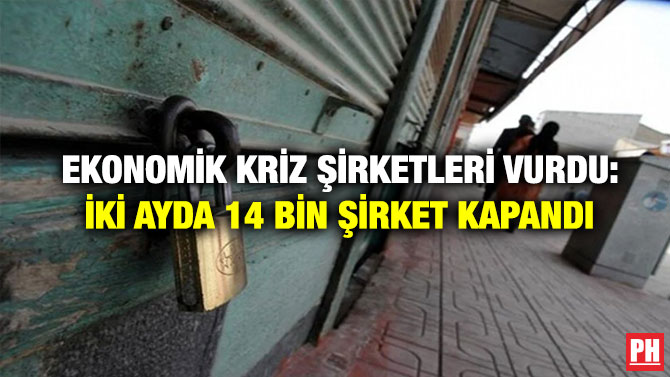 Ekonomik Kriz Şirketleri Vurdu: İki Ayda 14 Bin Şirket Kapandı