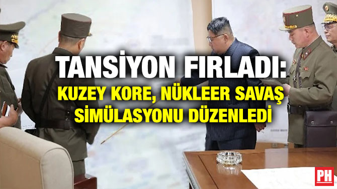 Tansiyon Fırladı: Kuzey Kore, Nükleer Savaş Simülasyonu Düzenledi