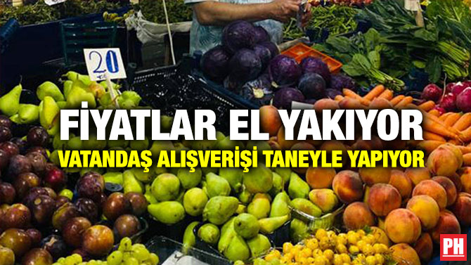 Fiyatlar El Yakıyor Vatandaş Alışverişi Taneyle Yapıyor