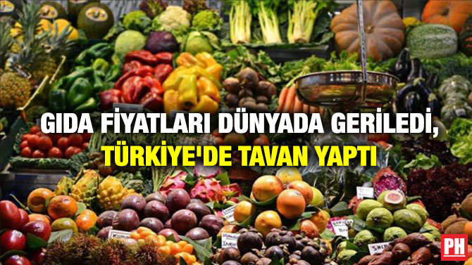 Gıda Fiyatları Dünyada Geriledi, Türkiye’de Tavan Yaptı