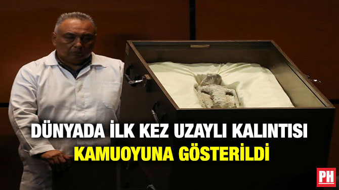 Dünyada İlk Kez Uzaylı Kalıntısı Kamuoyuna Gösterildi