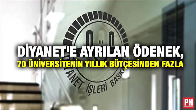 Diyanet’e Ayrılan Ödenek, 70 Üniversitenin Yıllık Bütçesinden Fazla