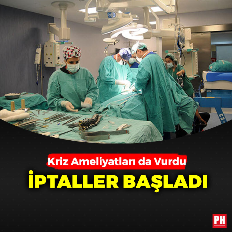 Kriz Ameliyatları da Vurdu, İptaller Başladı