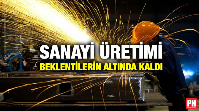  Sanayi Üretimi Beklentilerin Altında Kaldı