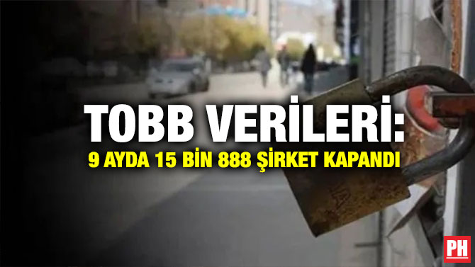 TOBB Verileri: 9 Ayda 15 Bin 888 Şirket Kapandı