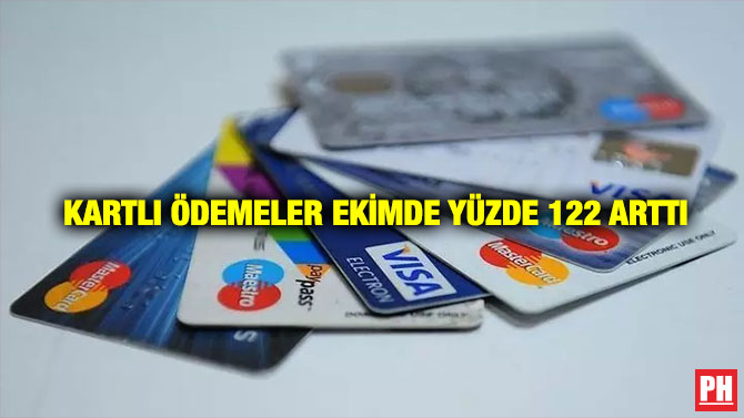 Kartlı Ödemeler Ekimde Yüzde 122 Arttı