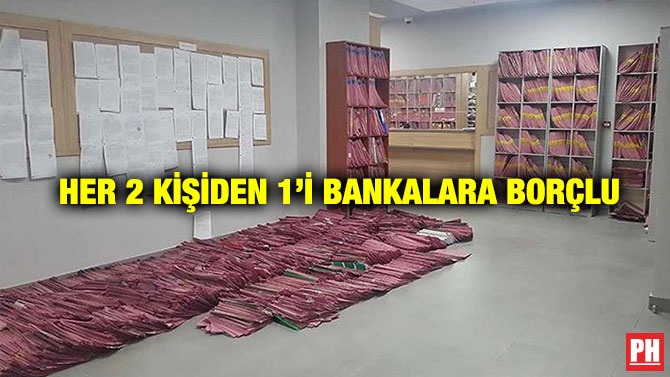 Her 2 Kişiden 1’i Bankalara Borçlu