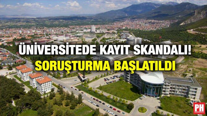 Üniversitede Kayıt Skandalı! Soruşturma Başlatıldı