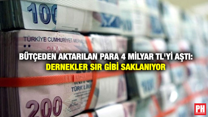 Bütçeden Aktarılan Para 4 milyar TL’yi Aştı: Dernekler Sır Gibi Saklanıyor